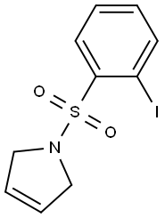 1-(2-IODO-BENZENESULFONYL)-2,5-DIHYDRO-1H-PYRROLE Struktur