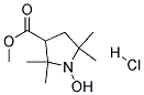 1-HYDROXY-3-METHOXYCARBONYL-2,2,5,5-TETRAMETHYLPYRROLIDINE HCL Struktur