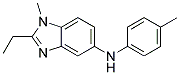 (2-ETHYL-1-METHYL-1H-BENZOIMIDAZOL-5-YL)-P-TOLYL-AMINE Struktur