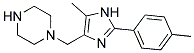 1(5-METHYL-2-P-TOLYLIMIDAZOL-4-YLMETHYL)PIPERAZINE Struktur