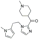 (1-METHYL-4-PIPERIDINYL)[1-[2-(1-METHYL-1H-PYRROL-2-YL)-ETHYL]-1H-IMIDAZOL-2-YL]METHANONE Struktur