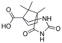 1,7,7-TRIMETHYL-2',5'-DIOXO-4H-SPIRO[BICYCLO[2.2.1]HEPTANE-2,4'-IMIDAZOLIDINE]-4-CARBOXYLIC ACID Struktur