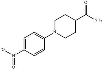 1-(4-NITROPHENYL)PIPERIDINE-4-CARBOXAMIDE Struktur