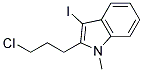 2-(3-CHLORO-PROPYL)-3-IODO-1-METHYL-1H-INDOLE Struktur