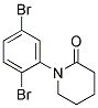 1-(2,5-DIBROMO-PHENYL)-PIPERIDIN-2-ONE Struktur