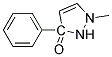 1 methyl 3 phenyl pyrazolone Struktur