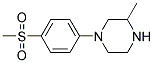 1-[4-(Methylsulphonyl)phenyl]-3-methylpiperazine Struktur