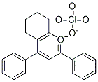 2,4-Diphenyl-5,6,7,8-tetrahydro-chromenyliumperchlorate Struktur