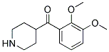 (2,3-DIMETHOXY-PHENYL)-PIPERIDIN-4-YL-METHANONE Struktur