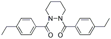 [2-(4-ETHYL-BENZOYL)-TETRAHYDRO-PYRIDAZIN-1-YL]-(4-ETHYL-PHENYL)-METHANONE Struktur