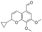 2-CYCLOPROPYL-7,8-DIMETHOXY-2H-CHROMENE-5-CARBALDEHYDE Struktur