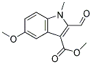 2-FORMYL-5-METHOXY-1-METHYL-1H-INDOLE-3-CARBOXYLIC ACID METHYL ESTER Struktur