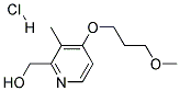 2-hydroxymethyl-4-(3-methoxypropoxy)-3-methylpyridine hydrochloride Struktur