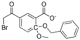 2-Benzyloxy-5-BromoacetylMethylSalicylate Struktur