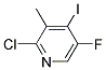 2-CHLORO-4-IODO-5-FLUORO-3-PICOLINE Struktur