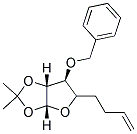 1-[(3aR,6S,6aR)-6-(benzyloxy)-2,2-dimethyltetrahydrofuro[2,3-d][1,3]dioxol-5-yl]but-3-en Struktur