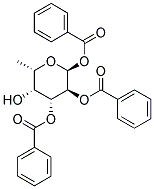 1,2,3-TRI-O-BENZOYL-ALPHA-L-FUCOPYRANOSE Struktur