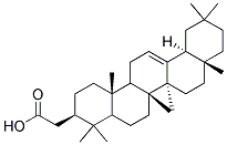 12-OLEANEN-3B-YLACETATE Struktur