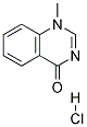 1-METHYL-4(1H)-QUINAZOLINONEHYDROCHLORIDE Struktur