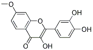 2-(3,4-DIHYDROXYPHENYL)-3-HYDROXY-7-METHOXY-4-CHROMENONE Struktur