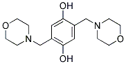 2,5-BIS(MORPHOLINOMETHYL)HYDROQUINONE Struktur