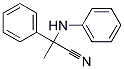 2-ANILINO-2-PHENYLPROPIONITRILE Struktur