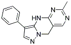 2-METHYL-9-PHENYL-5,10-DIHYDROPYRAZOLO(1,5-A)PYRIMIDO(4,5-D)PYRIMIDINE Struktur