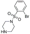 1-(2-Bromo-benzenesulfonyl)-piperazine Struktur