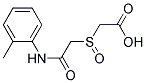 2-((2-Oxo-2-(2-tolylamino)ethyl)sulfinyl)acetic acid Struktur