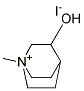 1-METHYL-3-HYDROXYQUINUCLIDINIUM IODIDE Struktur