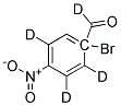 1-BROMO-4-NITROBENZALDEHYDE-D4 Struktur