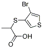 2-[(4-BROMO-3-THIENYL)THIO]-PROPANOIC ACID Struktur