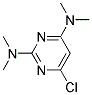 2,4-BIS(DIMETHYLAMINO)-6-CHLOROPYRIMIDINE Struktur