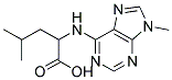 2-(9-METHYL-9H-PURIN-6-YLAMINO)-4-METHYLPENTANOIC ACID Struktur