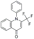 1-PHENYL-2-TRIFLUOROMETHYLQUINOLIN-4(1H)-ONE Struktur