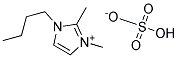 1-BUTYL-2,3-DIMETHYLIMIDAZOLIUM HYDROGEN SULFATE Struktur