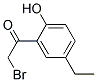 2-BROMO-1-(5-ETHYL-2-HYDROXY-PHENYL)ETHANONE Struktur