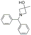 1-(DIPHENYLMETHYL)-3-HYDROXY-3-METHYLAZETIDINE Struktur