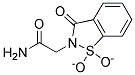 2-(1,1-DIOXIDO-3-OXO-1,2-BENZISOTHIAZOL-2(3H)-YL)ACETAMIDE Struktur