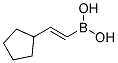 2-(CYCLOPENTYL)ETHENYL-1-BORONIC ACID Struktur