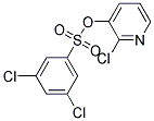 2-CHLORO-3-PYRIDYL 3,5-DICHLOROBENZENE-1-SULPHONATE Struktur