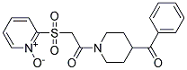 2-{[2-(4-BENZOYLPIPERIDINO)-2-OXOETHYL]SULPHONYL}PYRIDINIUM-1-OLATE Struktur