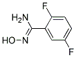 2,5-DIFLUOROBENZAMIDOXIME Struktur