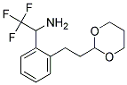 1-[2-(2-[1,3]DIOXAN-2-YL-ETHYL)-PHENYL]-2,2,2-TRIFLUORO-ETHYLAMINE Struktur