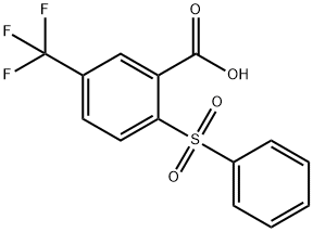 2-BENZENESULFONYL-5-(TRIFLUOROMETHYL)BENZOIC ACID price.