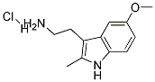 2-(5-METHOXY-2-METHYLINDOL-3-YL)ETHYLAMINE HYDROCHLORIDE Struktur