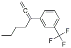 1-TRIFLUOROMETHYL-3-(1-VINYLIDENE-PENTYL)-BENZENE Struktur