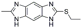 2-(ETHYLTHIO)-6-METHYL-1,7-DIHYDROIMIDAZO[4,5-F]BENZIMIDAZOLE Struktur