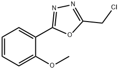 2-(CHLOROMETHYL)-5-(2-METHOXYPHENYL)-1,3,4-OXADIAZOLE Struktur