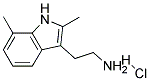 2-(2,7-DIMETHYLINDOL-3-YL)ETHYLAMINE HYDROCHLORIDE Struktur